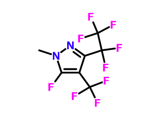 <b>5-fluoro-1-methyl-3-pentafluoroethyl-4-trifluoromethylpyrazo</b>