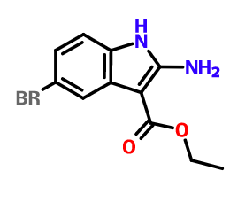 ethyl 2-amino-5-bromo-1H-indole-3-carboxylate(1242140-62-0)