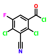 2.4-dichloro-3-cyano-5-fluorobenzoyl chloride｜117528-59-3