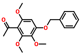 1-(4-benzyloxy-2.3.6-trimethoxy-phenyl)-ethanone|109250-66-0