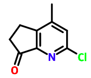 2-chloro-4-methyl-5.6-dihydrocyclopenta[b]pyridin-7-one