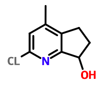 2-chloro-6.7-dihydro-4-methyl-5H-cyclopenta[b]pyridin-7-ol