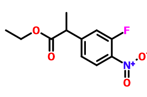 ethyl 2-(3-fluoro-4-nitrophenyl)propanoate|78543-07-4