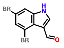 4,6-dibromo-3-indolecarboxaldehyde｜115666-29-0