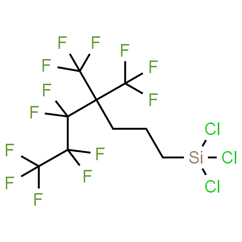 Trichloro[5.5.6.6.7.7.7-heptafluoro-4.4-bis(trifluoromethyl)